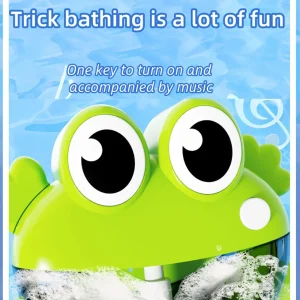Badleksaker för små barn – Groda med vattenhjul