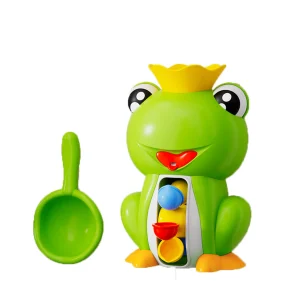 Badleksaker för små barn – Groda med vattenhjul