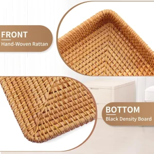 Handvävd rottingförvaringskorg 12 Handvävd rottingförvaringskorg