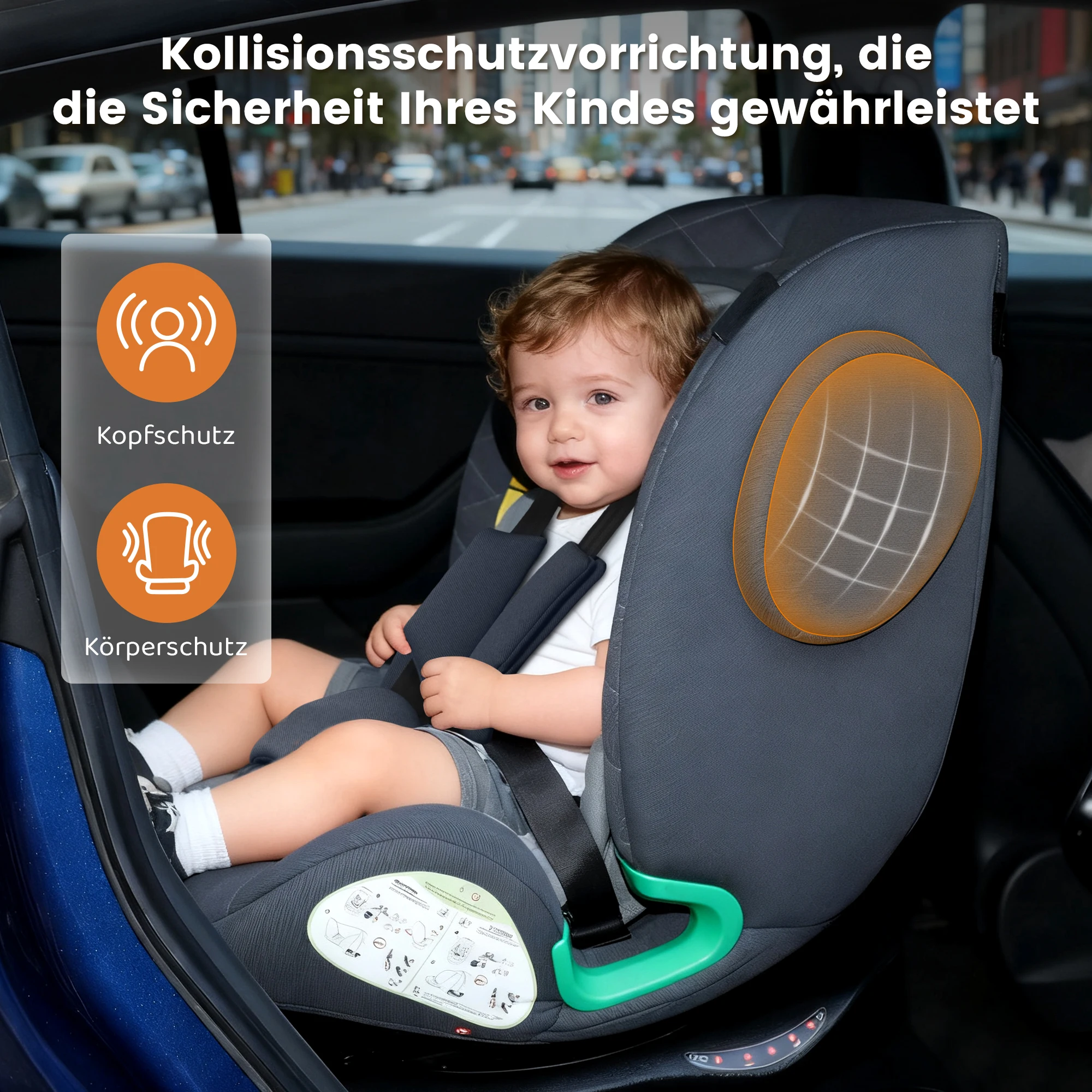 360° roterande i-Size barnstol med ISOFIX från födseln upp till 12 år 6 360° roterande i-Size barnstol med ISOFIX från födseln upp till 12 år - Bild 6