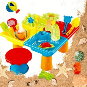 25-delars Sommar Vattenbord för Småbarn — 4 i 1 Lekutomhus (Vatten och Sand)