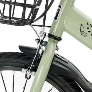 Barncykel 18 tum för 7–9 år med stödhjul och avtagbar korg