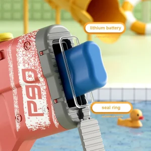 2026 Nya P90 Elektrisk Vattenpistol – Fullt Automatisk Lek Utomhus