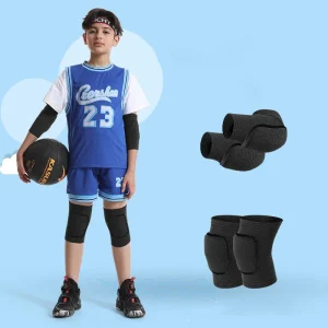 Knä- och armbågsskydd för barn, set för cykel och rullsport