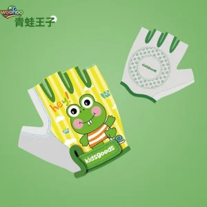 Barnhandskar halvfingrade för cykel och scooter