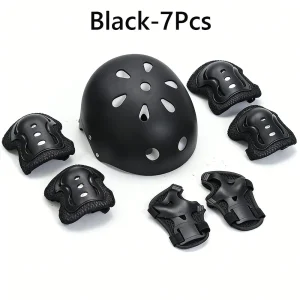 Skyddset med knä- och armbågsskydd, 7 delar