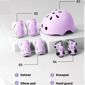 Skyddset med knä- och armbågsskydd, 7 delar