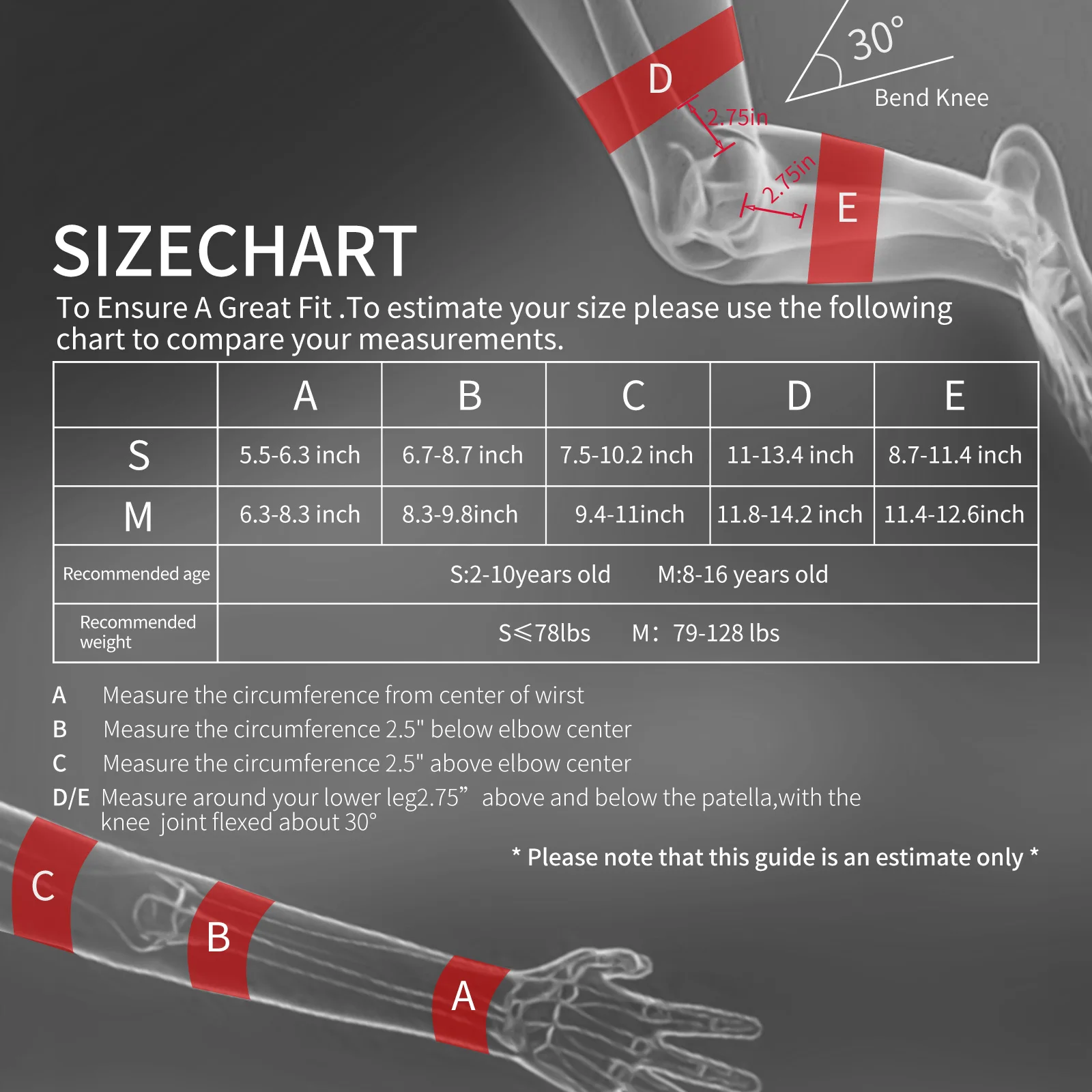 Barnskyddsset med knä-, armbågs- och handledsskydd samt förvaringsväska 6 Barnskyddsset med knä-, armbågs- och handledsskydd samt förvaringsväska - Bild 6