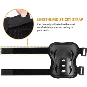 6‑delars skyddsset för barn – knä-, armbågs- och handledsskydd