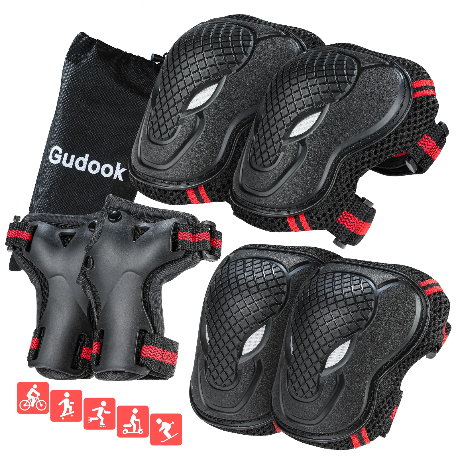 Ox-head knee pad set