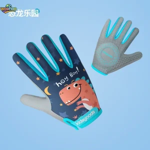 Barnhandskar halvfingrade för cykel och scooter