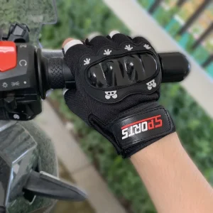 Alternative view of Barncykelhandskar med knoggbeskydd och halkskydd