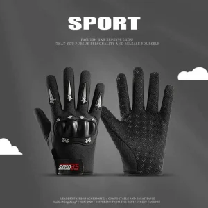 Barncykelhandskar med knoggbeskydd och halkskydd