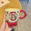 Kaffemugg i keramik med flickmotiv – söt present för hem och kontor