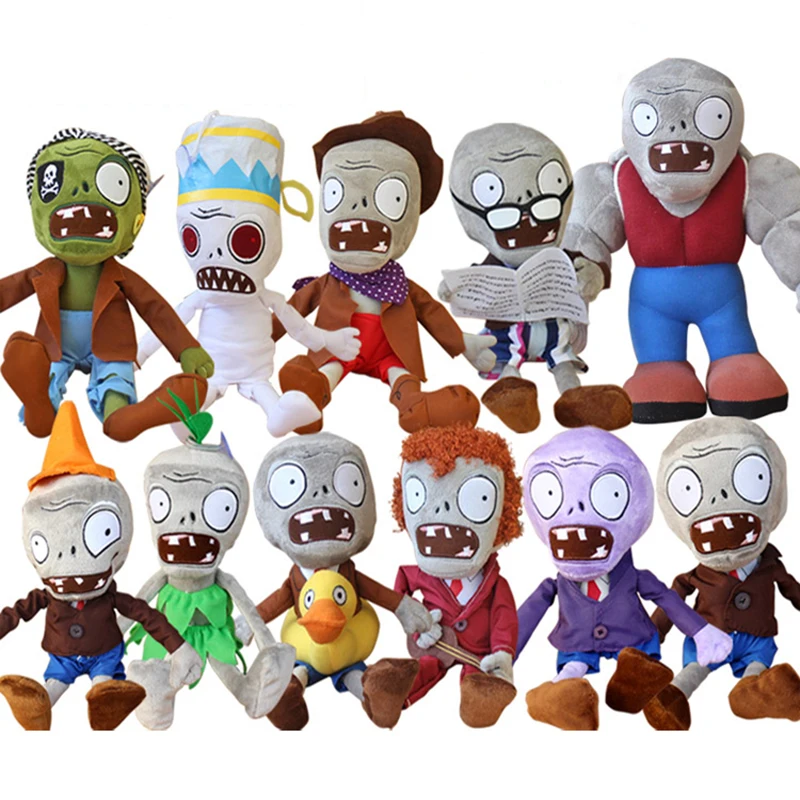 Plants vs Zombies plyschleksak med Duck Hats Pirate Zombies för barn 1 Plants vs Zombies plyschleksak med Duck Hats Pirate Zombies för barn