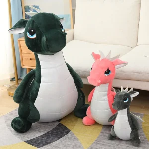 Alternative view of Dinosauriegosedjur i plysch – mjuk kudde i 40, 60 eller 80 cm