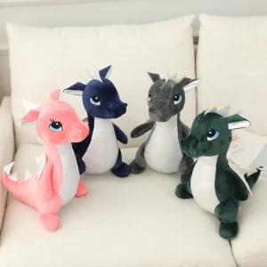 Dinosauriegosedjur i plysch – mjuk kudde i 40, 60 eller 80 cm