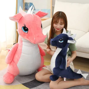 Dinosauriegosedjur i plysch – mjuk kudde i 40, 60 eller 80 cm