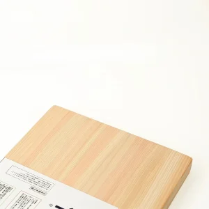 Japanskt Hinoki-skärbräde i trä, coating-fritt och obehandlat