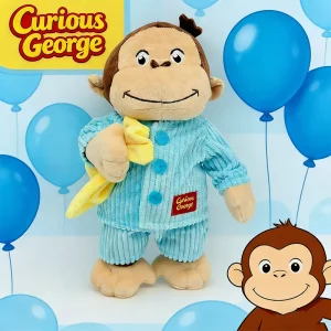 Curious George gosedjur i mjuk plysch – mjuk apa för fans