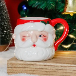 Julmugg i keramik med handtag, handmålad tomtedesign och 201–300 ml 11 Julmugg i keramik med handtag, handmålad tomtedesign och 201–300 ml