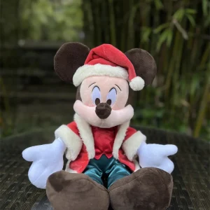 Disney Musse Pigg och Mimmi gosedjur med tomteluva och juldetaljer