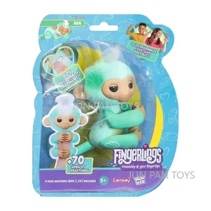 Fingerlings interaktivt babyapa-gosedjur med ljud och reaktioner