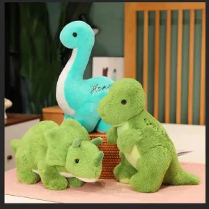 Triceratops gosedjur i mjuk plysch för kramar och sömn