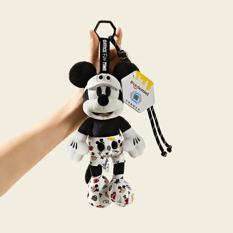 Disney Mickey Mouse plyschnyckelring som väskhänge och charm 8 Disney Mickey Mouse plyschnyckelring som väskhänge och charm - Bild 8