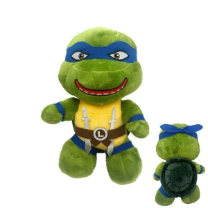 Teenage Mutant Ninja Turtles gosedjur i mjuk plysch, 4 karaktärer