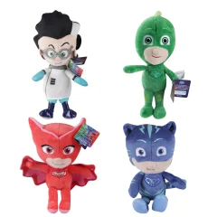 PJ Masks plyschfigurer 20 cm – Catboy, Owlette och Gekko