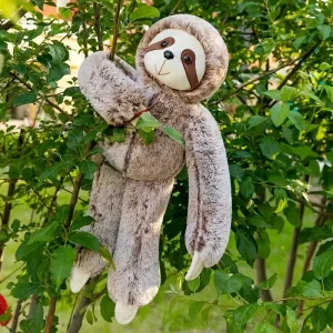 Kawaii sloth gosedjur i mjuk plysch för barn och present