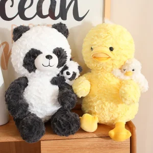 Lazy sloth gosedjur som kudde och sovkudde, mjuk plyschfigur