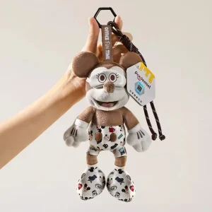 Disney Mickey Mouse plyschnyckelring som väskhänge och charm 14 Disney Mickey Mouse plyschnyckelring som väskhänge och charm