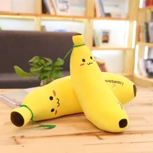 Alternative view of Bananformad plyschkudde 35–120 cm, mjuk och lekfull dekoration