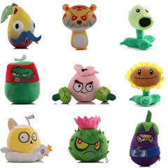 Plants vs Zombies plyschleksak med mjuk PP-bomull och figurdesign