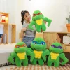 Mutant Ninja Turtles plyschleksak med Donatello, Raphael och Leonardo
