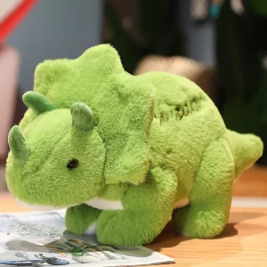 Alternative view of Dinosauriegosedjur i plysch – Triceratops, Stegosaurus och T-Rex