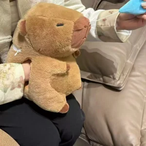 Capybara vinterplysch – extra stor mjukisdjur för hemmet