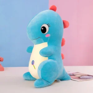 Färgglad dinosauriegosedjur i plysch 30–50 cm, för barn och present