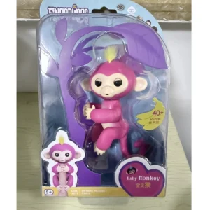 Interaktiv animefigur med fingerapa – samlarfigur för skrivbord