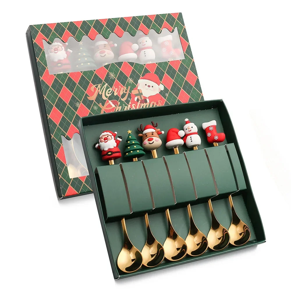 Christmas bestickset i rostfritt stål – sked och gaffel, 4/6 delar 11 Christmas bestickset i rostfritt stål – sked och gaffel, 4/6 delar - Bild 11