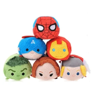 Marvel Tsum Tsum stapelbart gosedjursset med Venom och Loki 28 Marvel Tsum Tsum stapelbart gosedjursset med Venom och Loki