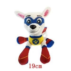 Paw Patrol plyschfigur 19 cm med två poser och flera karaktärer