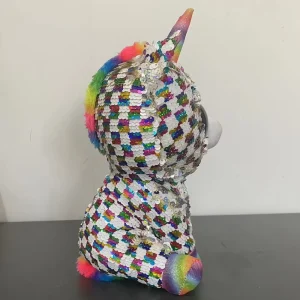 Ty Beanie Boos Cosmo enhörningsgosedjur med paljetter