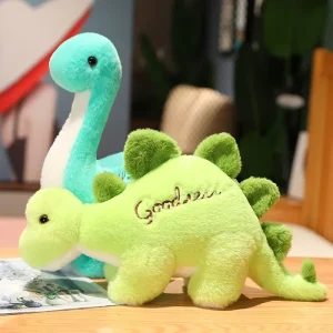 Alternative view of Dinosauriegosedjur i plysch för kramar och sömn – 30 cm