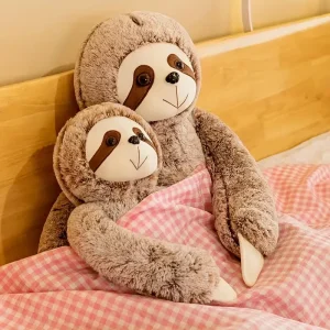 Kawaii sloth gosedjur i mjuk plysch för barn och present