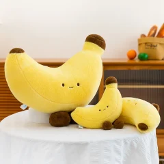 Banan gosedjur i 25 cm, mjuk plyschfigur för hem och present