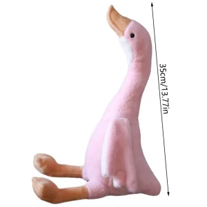 Långhalsad gås-gosedjur 35 cm mjuk plyschleksak