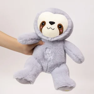 Kawaii andande gosedjur med musik och ljus, 25 cm